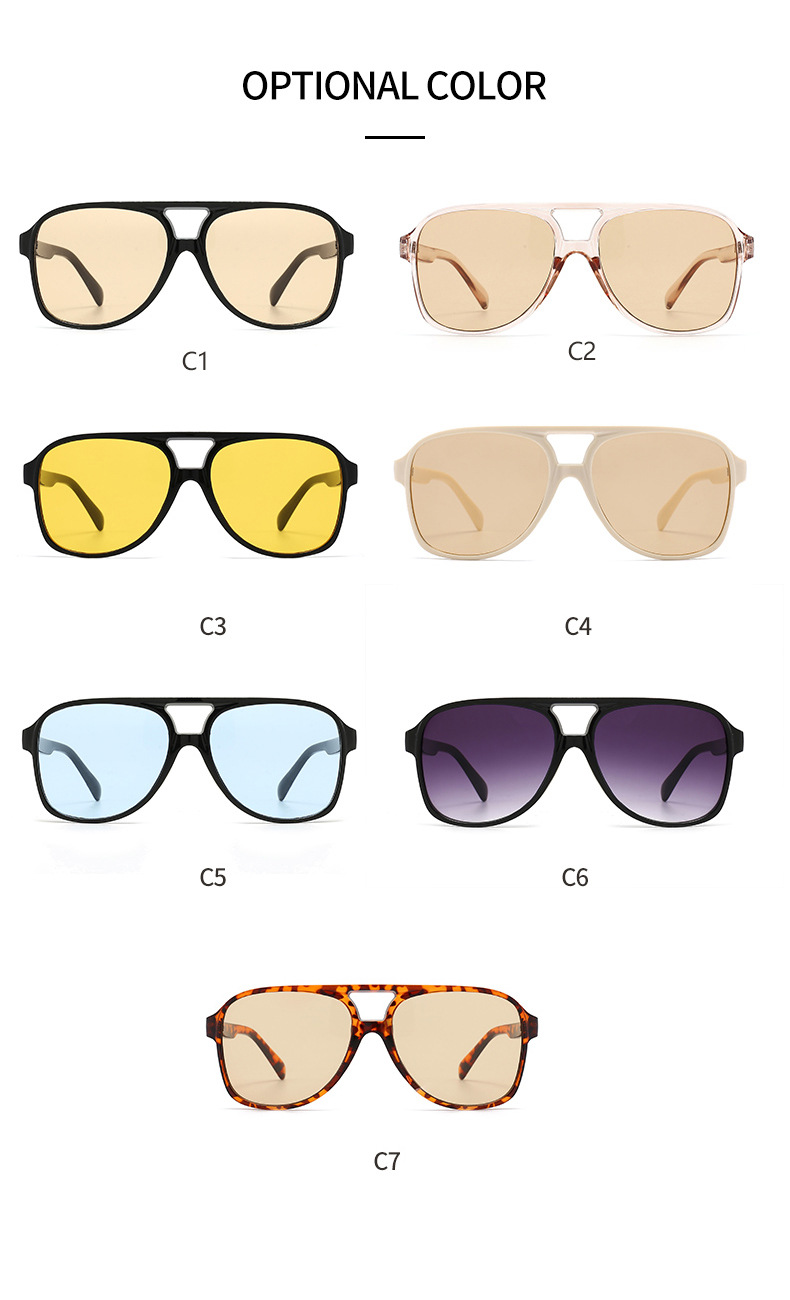Retro Color Sólido Ordenador Personal Marco Ovalado Fotograma Completo Gafas De Sol Mujer display picture 4