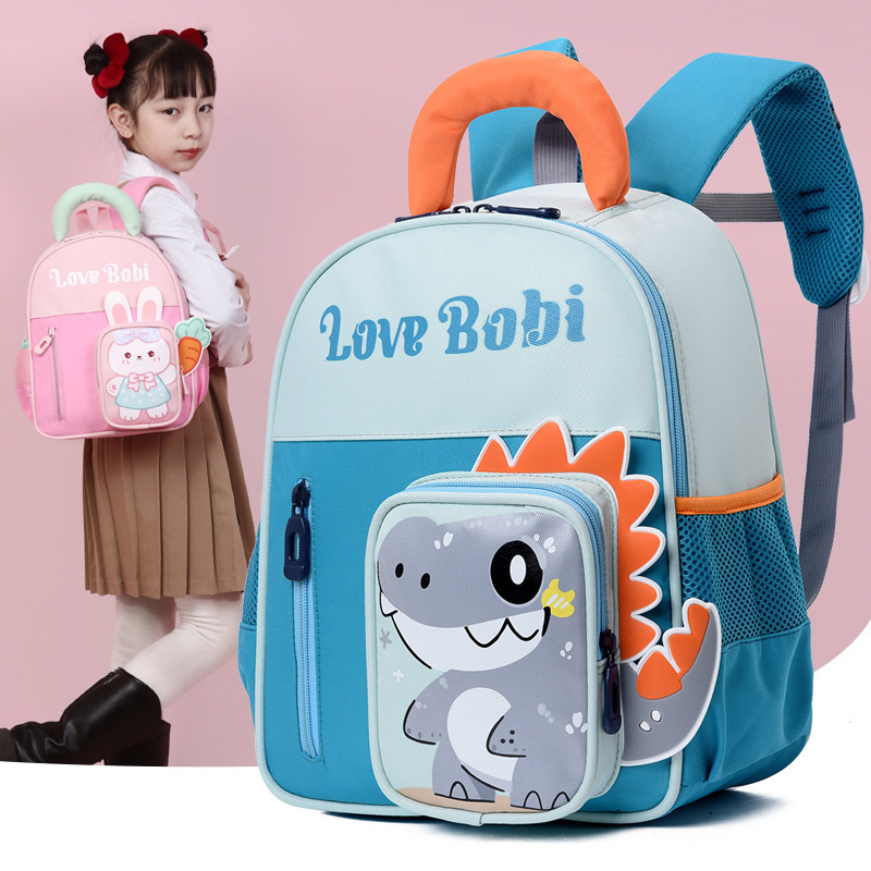 Nuevas mochilas para niños de 3 - 6 años de edad, mochila para niños y niñas, mochila de dinosaurios de dibujos animados, mochila de jardín de infantes ligera