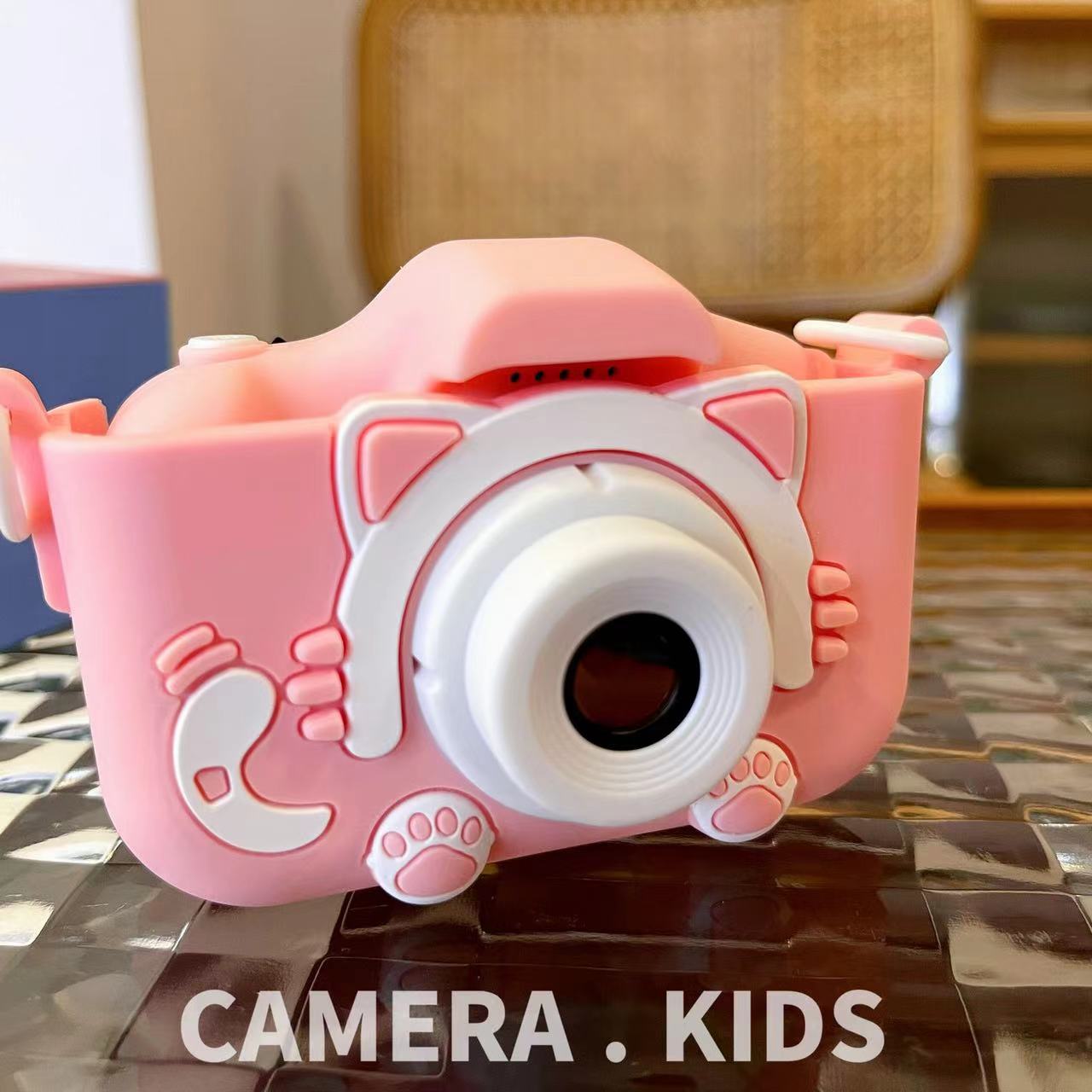 抖音儿童猫咪照相机小型便携猫猫可拍照玩具小女孩男孩宝宝摄影机|ru
