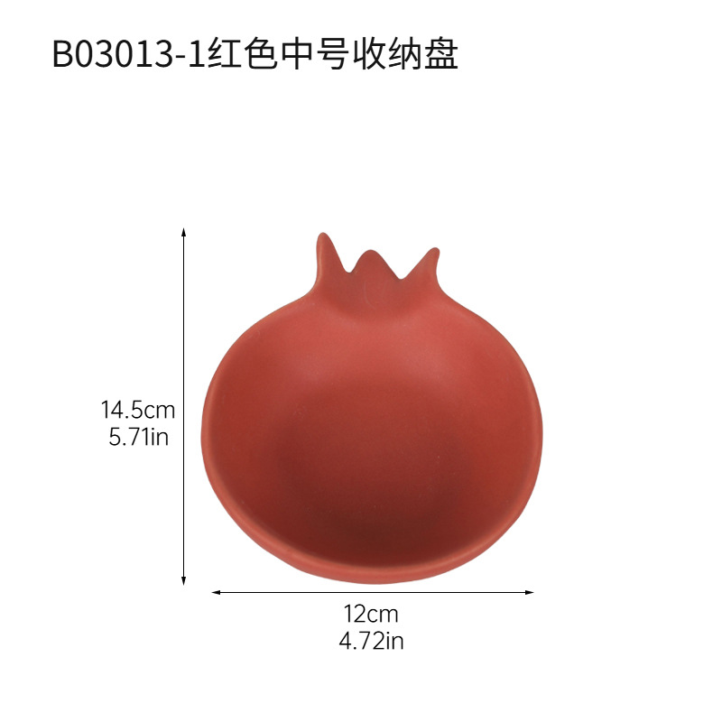 Ins Creative granada bandeja de joyería de cerámica bandeja de exhibición entrada llave bandeja de almacenamiento tocador decoración decoración decoración decoración decoración
