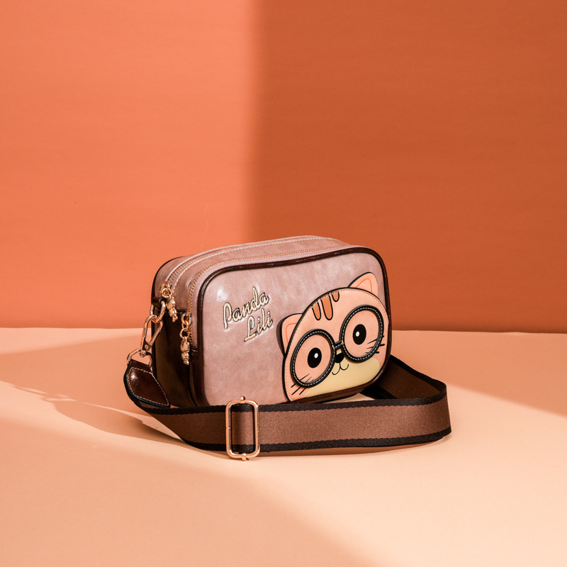 2026 nuevo lindo bolso cuadrado de dibujos animados bolso de mujer bolso de moda bolso de teléfono móvil bolso de hombro bolso pequeño