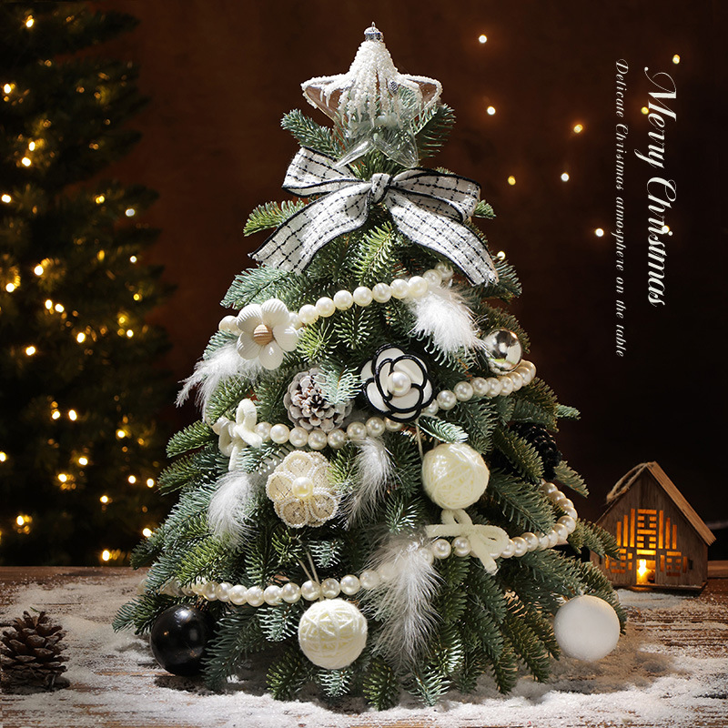 Paquete de cifrado de árbol de Navidad Decoraciones de escritorio para el hogar Decoración de escritorio Nobesone Mini árbol de Navidad