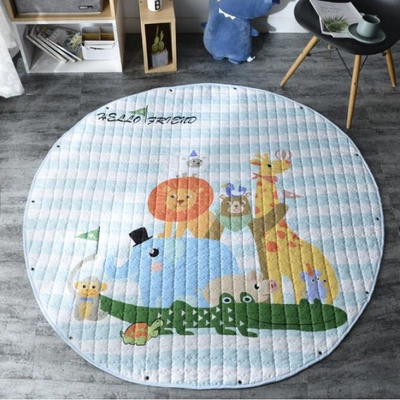 Factory Direct Sales Nordic: Avtomobil döşəmə paspasları - striped-zoo-diameter-150-packaging-size-373212