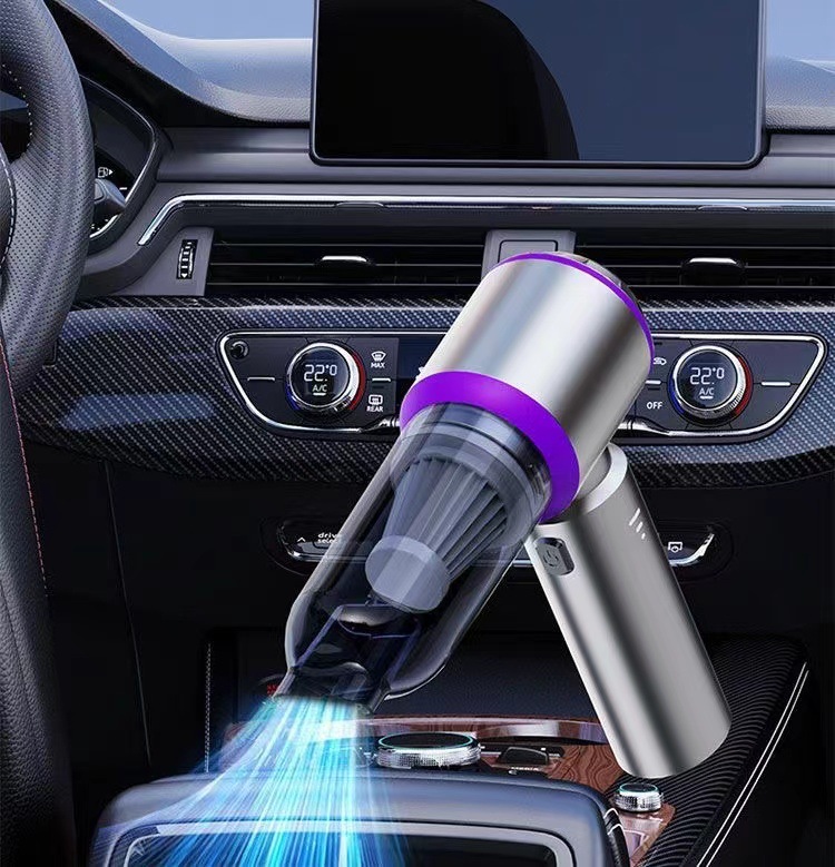 Cross-border new car wireless vacuum cleaner brushless three-speed large suction blowing suction integrated hand-held household dust blower