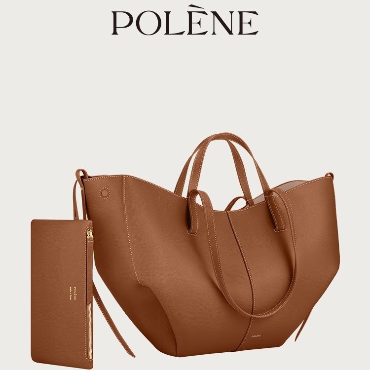 Capacious one-shoulder bag