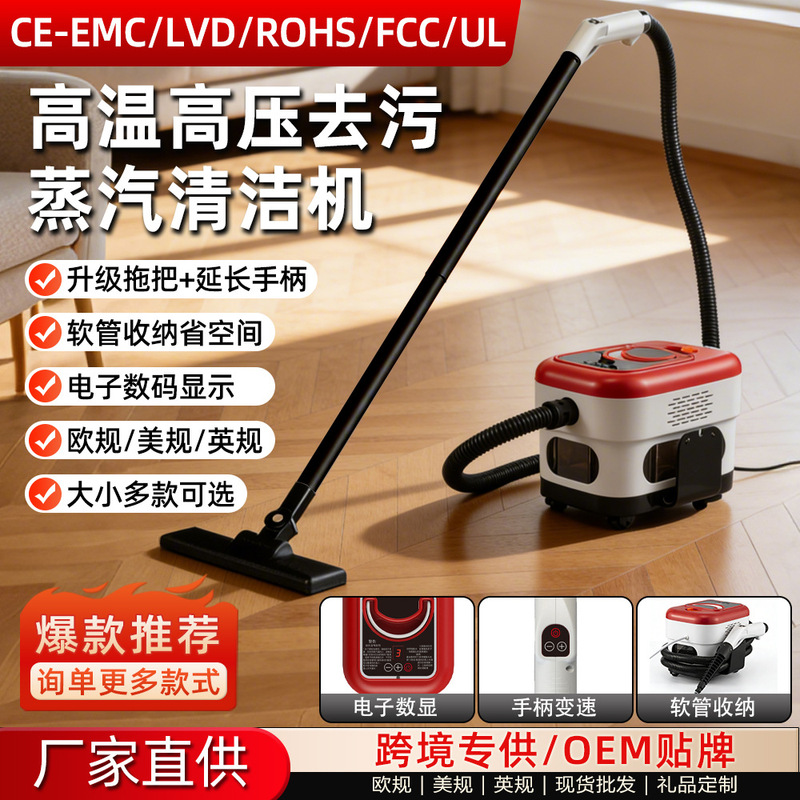 Cross-Border New Model High-Temperature Steam Cleaning Machine, High-Pressure Handheld Household Small Portable Kitchen Grease Removal and Cleaning Machine Manufacturer Cross-Border New Model High-Temperature Steam Cleaning Machine, High-Pressure Handheld Household Small Portable Kitchen Grease Removal and Cleaning Machine Manufacturer