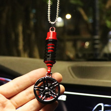 Auto Decoration Pendant For Car Wheel Keychain Car Rearview