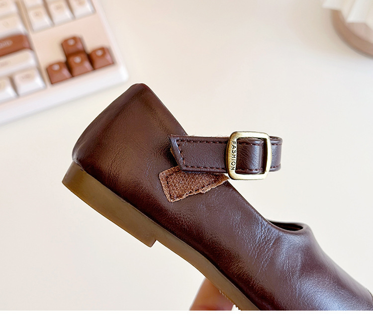 Sapatos de pele de princesa para bebé menina sola macia_voghion.com