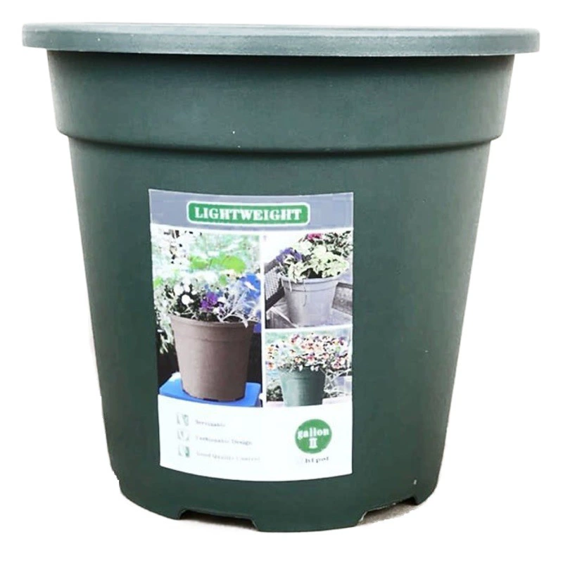 Универсальный галлонный бассейн второго поколения Смола Дышащий зеленый горный бассейн Пластиковый мясистый цветочный горшок Контейнер Роза Зеленый Бассейн для контроля корней растений