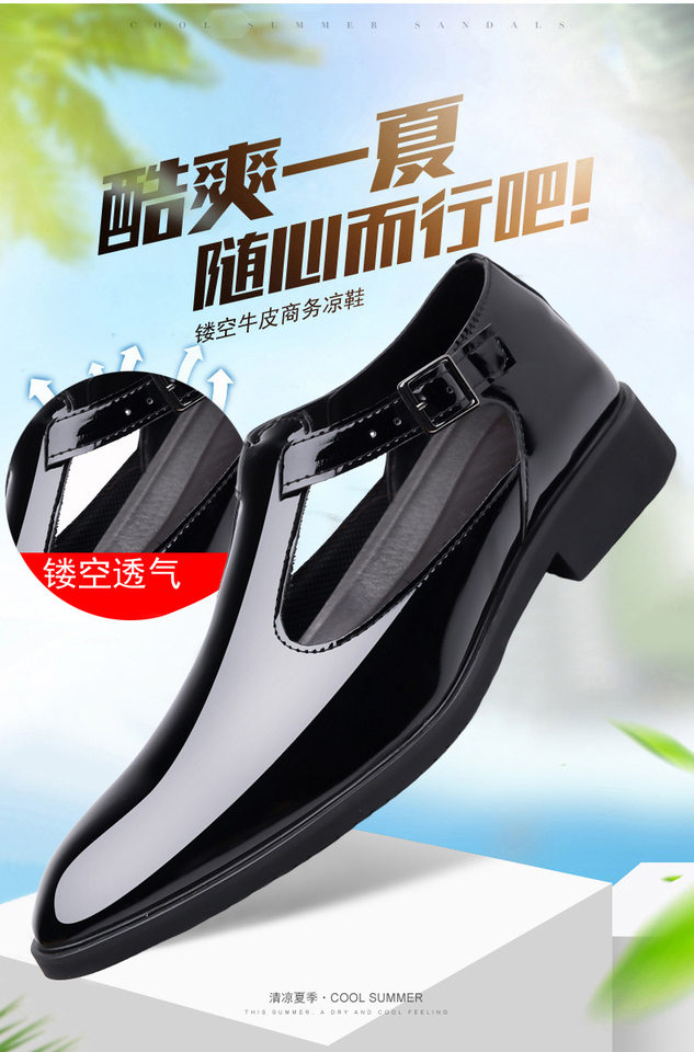 Dép sandal nam quai ngang xỏ ngón mặt đan sợi thoáng khí đi biển ngoài trời — Màu nâu, Màu đen chi tiết 2