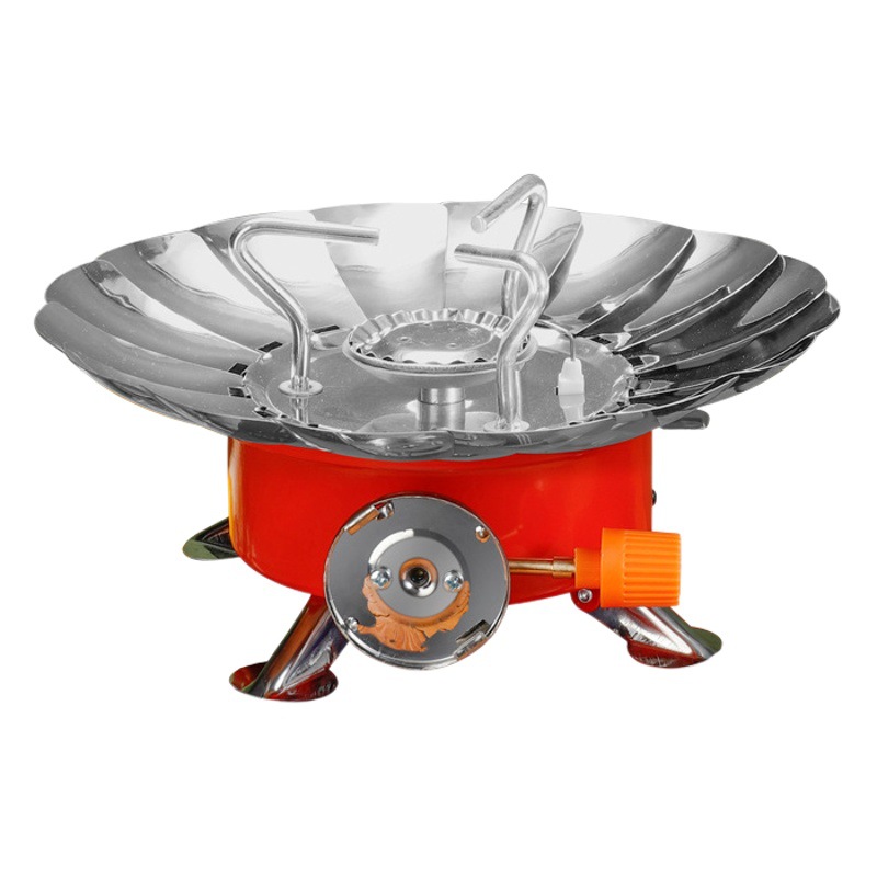 Estufa de loto portátil al aire libre estufa dividida a prueba de viento estufa de camping estufa de gas de picnic al por mayor