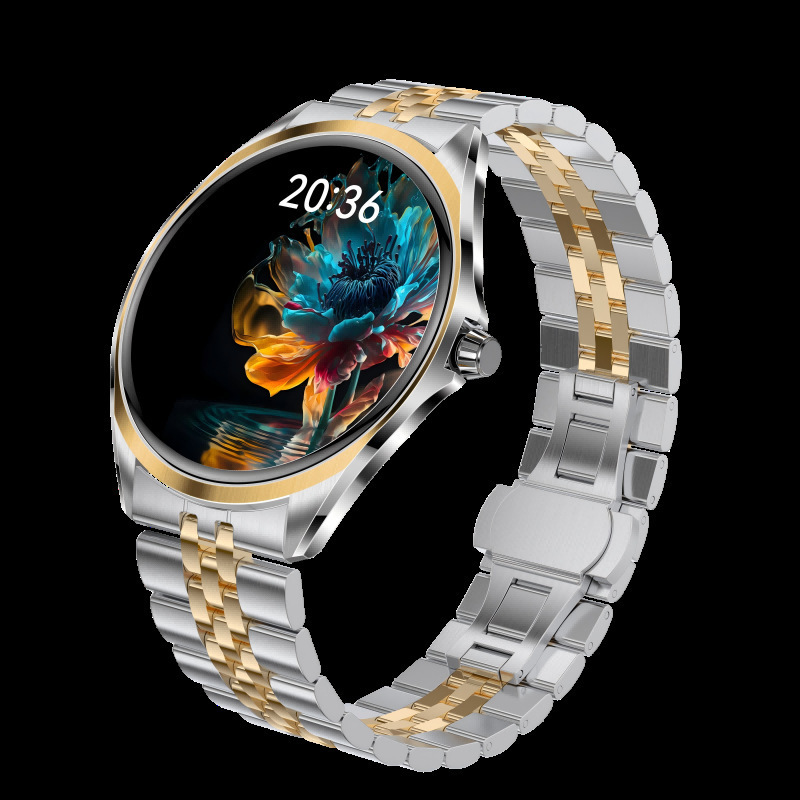 Cross-Border New Ultra-Thin Fashion Influencer Picks Tn88 Retro Mesh Strap + Belt Couple Smart Watch