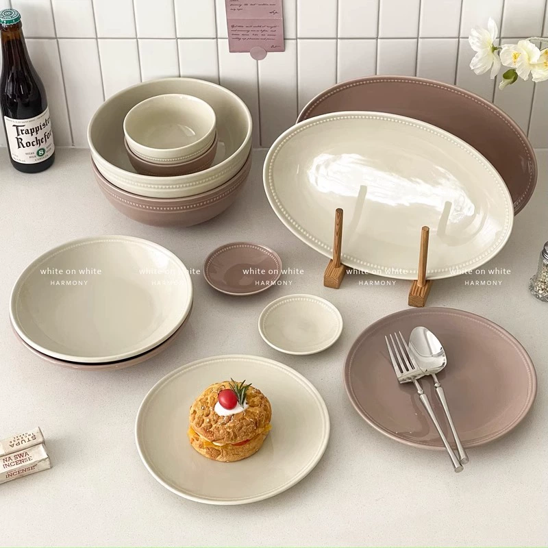 Sophisticated ceramic dinner plate, 2025 years, high-quality style