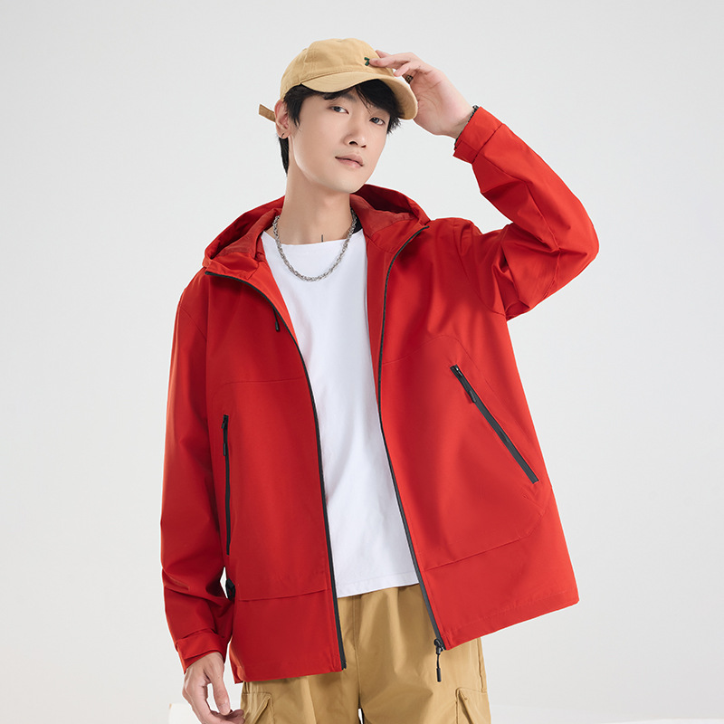 주작 레드 남성 모델