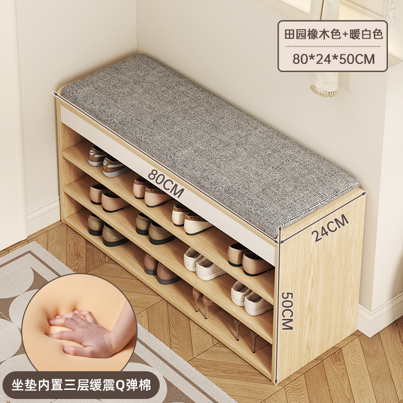 [새로운 목록] 목가적 오크 컬러 80cm 회색 패브릭 쿠션