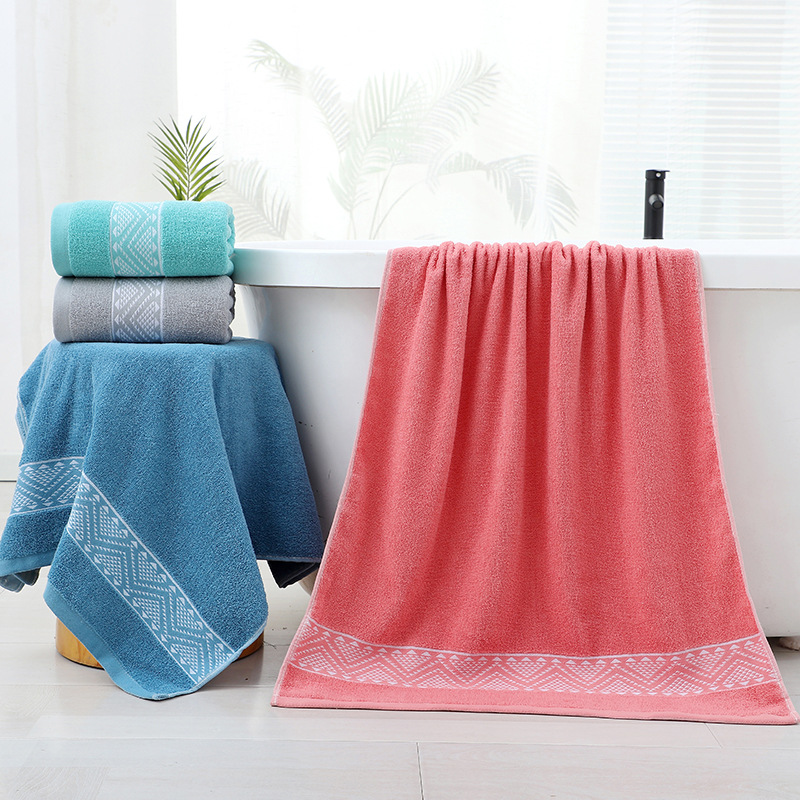 Pure Cotton Bath Towel, Class A, Large Bath Towel, Absorbent, for Home and Hotel Use, Thickened, for Adults and Couples, Wholesale from Manufacturer, Customizable with Logo