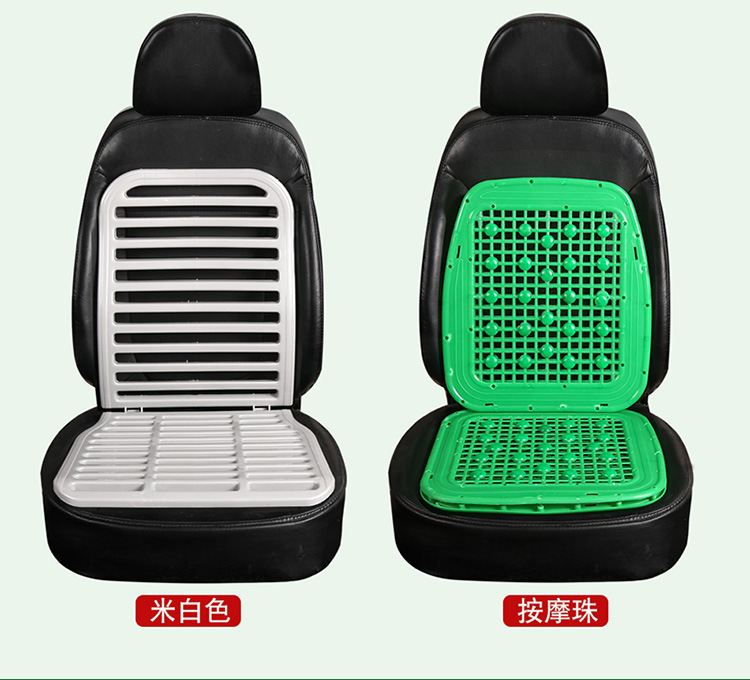 Engineering vehicle seat cushion forklift forklift excavator double-layer ventilated breathable small universal seat cushion summer plastic square cushion