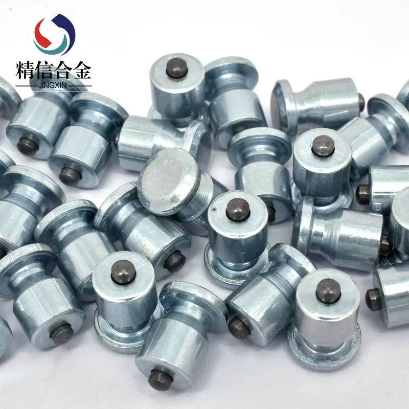 雪地用铝套防滑钉JX8-10-2酒杯型钨钢钉有孔轮胎钨钢钉耐磨升级