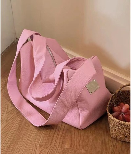 Spring new cheese bag Korean soft leather large capacity bag  new bag women's bag shoulder bag crossbody bag