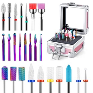 25-piece set nail grinding head suit exfoliating grinding and polishing nail machine accessories
