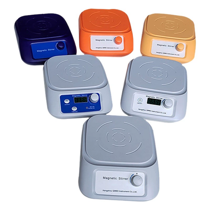 Qiwei Laboratory Mini Магнитная мешалка Цифровой дисплей Время Малый миксер Зарядная мешалка