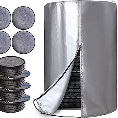 for cross-border Amazon: Car tire: Spare wheel cover - 6590cm-gray