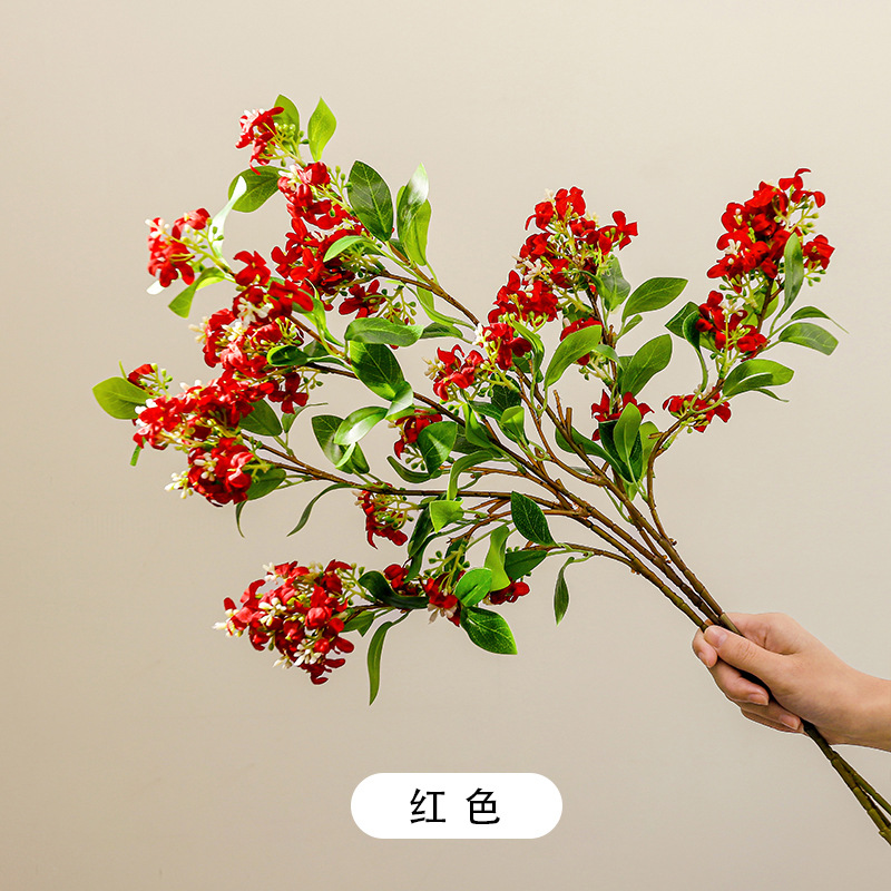 Mayorista transfronterizo flor de clavo de lilavos flor imitación flor flor de sala de estar ramo de flores decorativa decoración de mesa