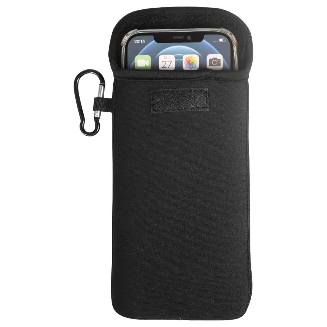 跨境热销潜水料手机袋拉链手机保护套眼镜袋便携手提手机收纳袋