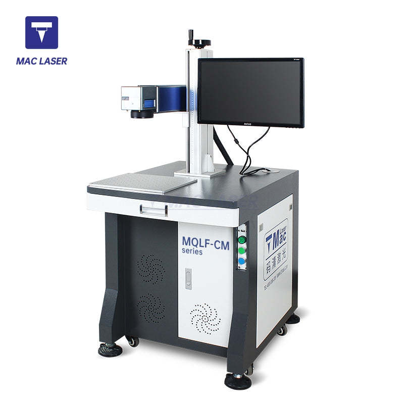 Máquina de marcado láser ultravioleta de fibra óptica hardware plástico grabado máquina de escritorio pequeña máquina de grabado láser máquina de codificación
