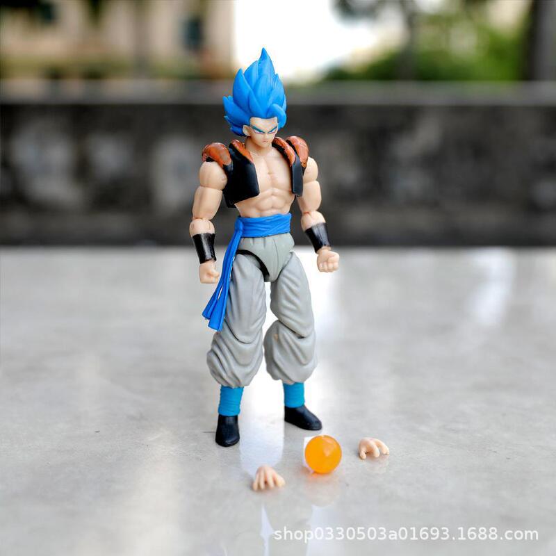Movable simple version of Dragon Ball Sun Wukong Wu Jita Vegeta hand-made doll toy doll model decoration wholesale