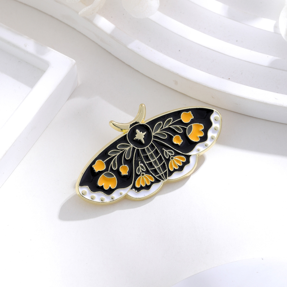13g Weight Brooches Classification Casual, Party, Street Occasion Zinc alloy Material Butterfly Pattern Unisex Gender Enamel, Plating Design Sweet Style Sweet Pin Butterfly Zinc Alloy Enamel Plating Unisex Brooches 14