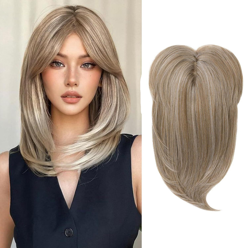 Cross-Border Foreign Trade Hairpiece, Synthetic Fiber Hairpiece, Round Top Hairpiece, Bangs Hairpiece, Xuchang Wig Cross-Border Foreign Trade Hairpiece, Synthetic Fiber Hairpiece, Round Top Hairpiece, Bangs Hairpiece, Xuchang Wig