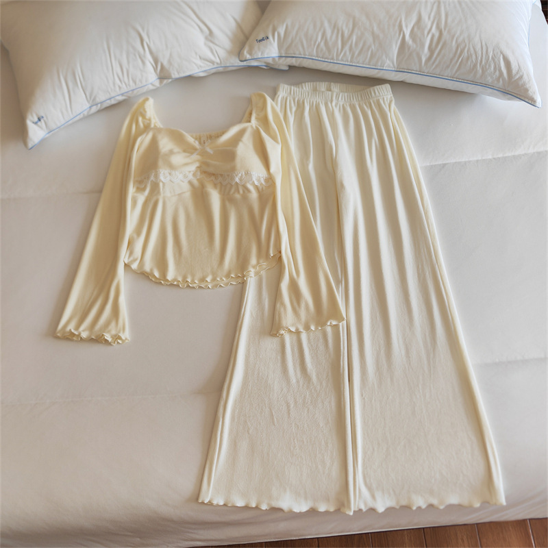 8643#(가슴 패드 포함) 슈트 크림 옐로우 아일랜드 벨벳