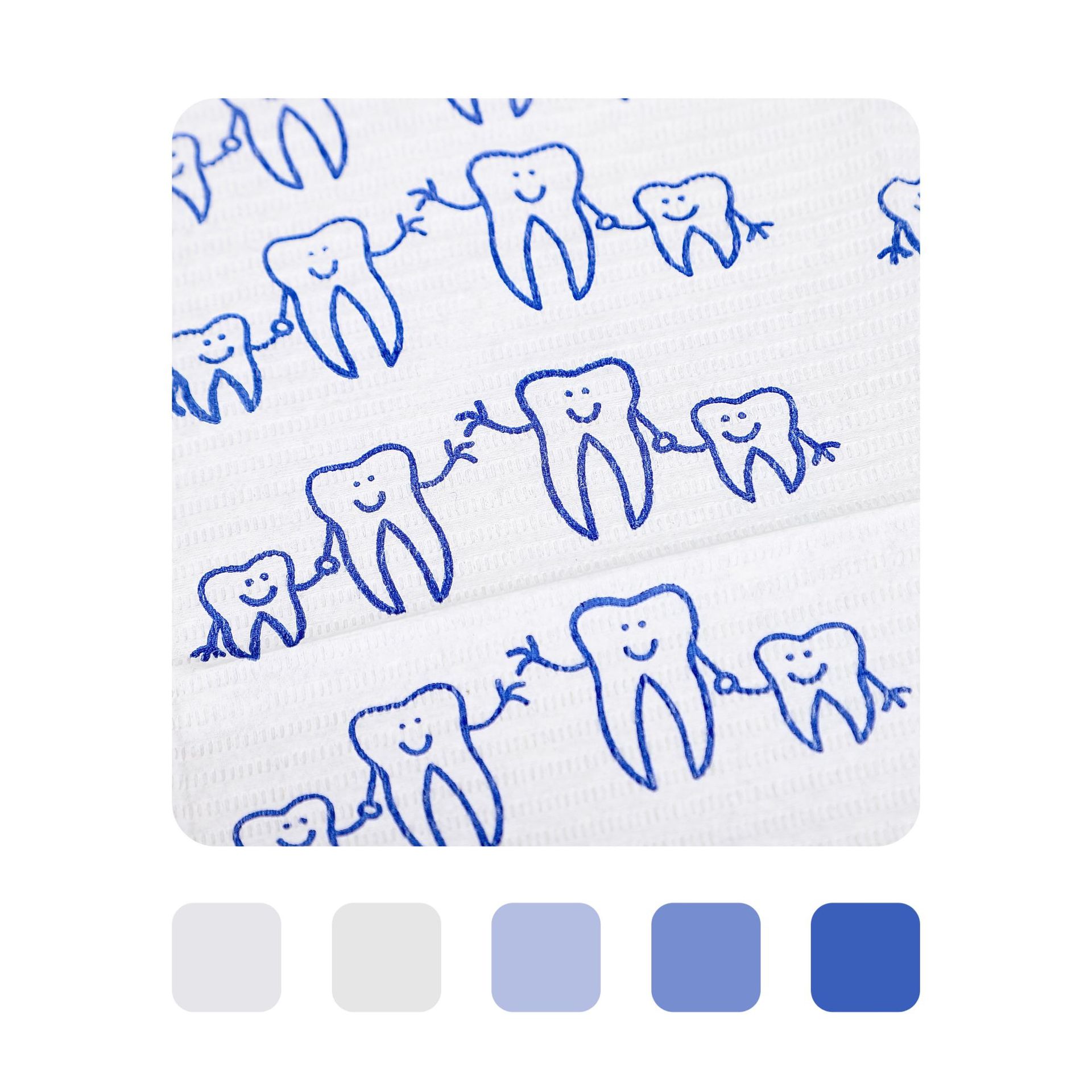 Factory Production Hot Sale Disposable Cartoon Cute Tablecloth Clean Toilet Paper Film Tooth Pattern Dental Pad