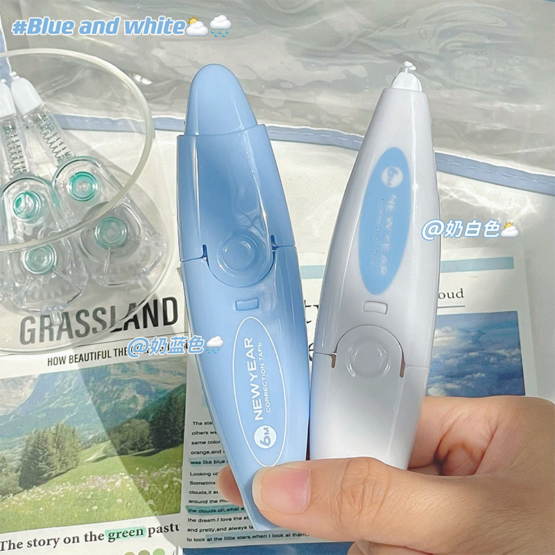 Cinta de corrección de empuje cinta de corrección reemplazable cinta de corrección de alto valor de color cinta de corrección de gran capacidad paquete único