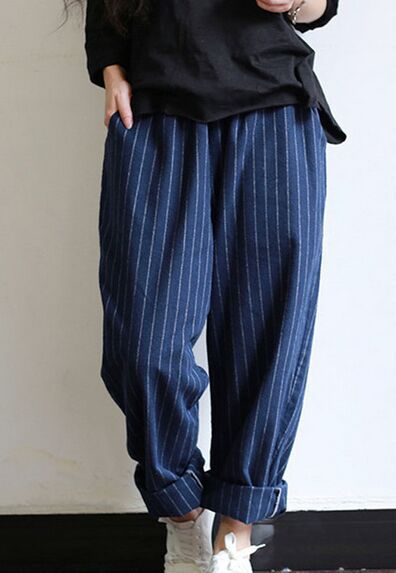 Striped Long Pants Image 5