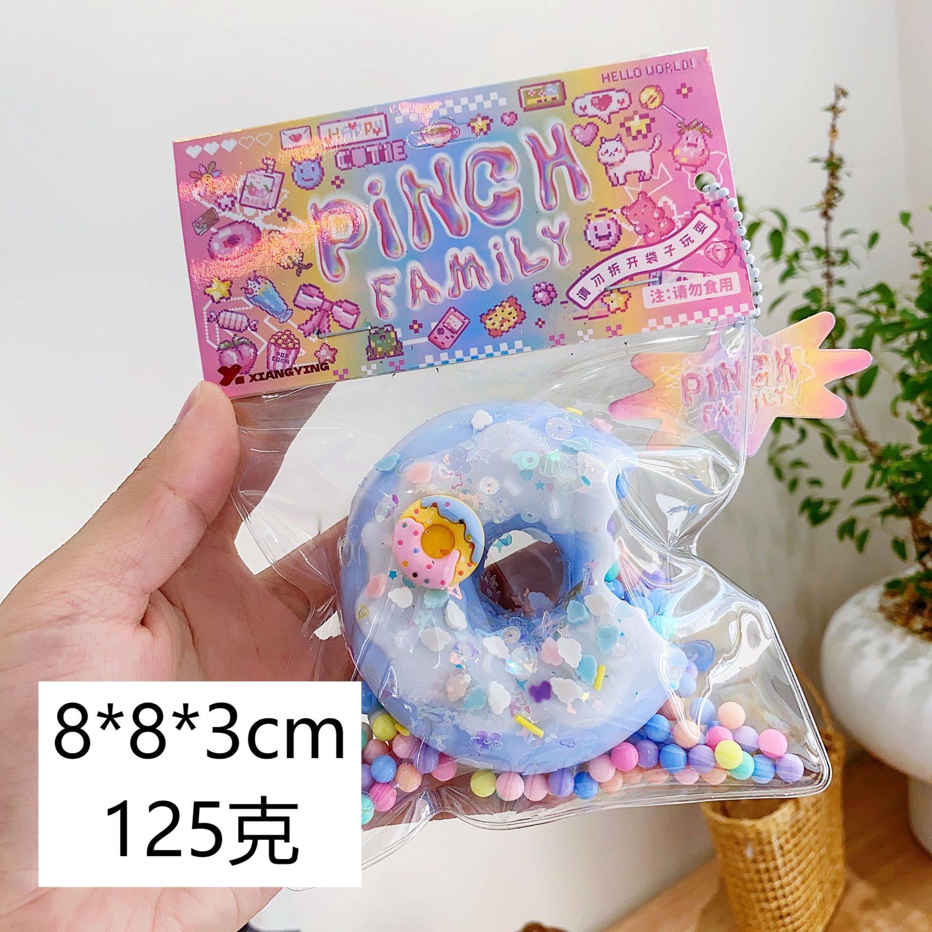 Juguete antiestrés suave tipo donut, un mágico juguete antiestrés suave.