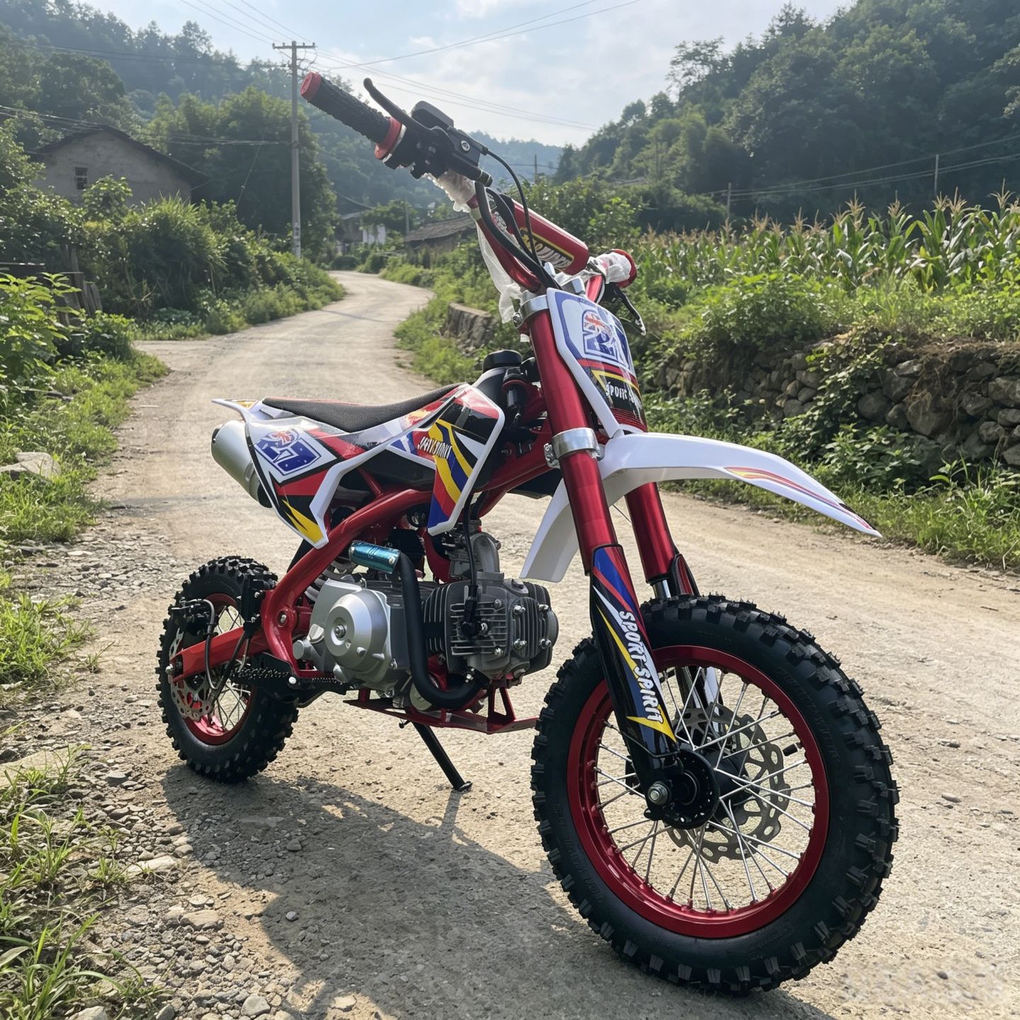 Directly Supplied from the Manufacturer, 110Cc Children's Off-Road Motorcycle, Four-Stroke Mountain Off-Road Motorcycle, Adult Mini