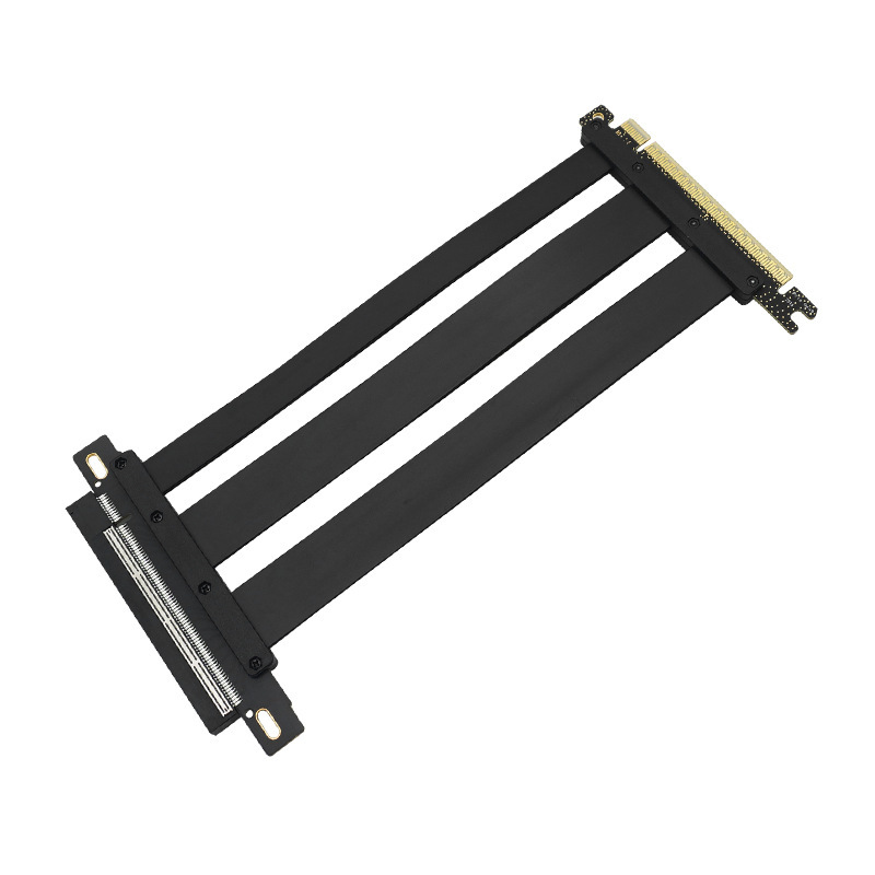 PCIE 5.0 グラフィックスカード延長ケーブル 180 度新しいロスレス電源延長ケーブル pclex16 グラフィックスカードアダプタケーブル|undefined