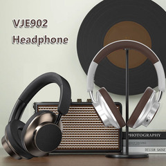 クロスボーダーVJE902アメリカレトロヘッドセットワイヤレスbluetooth 5.3金属伸縮スポーツ私モデルヘッドセット