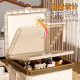 Clothes Storage Box Household Flip Cover Large Capacity with Pulley Clothes Tidler Box Sundries Toy Quilt Storage Box