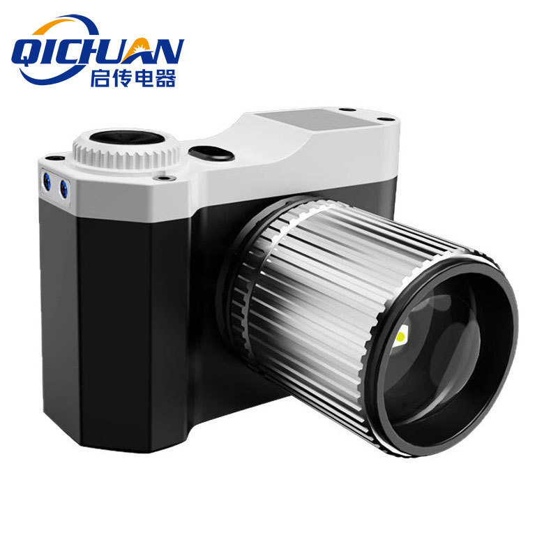 New sensor camera headlamp with strong light, long battery life, rotating zoom, built-in lithium battery, outdoor rechargeable lighting headlamp