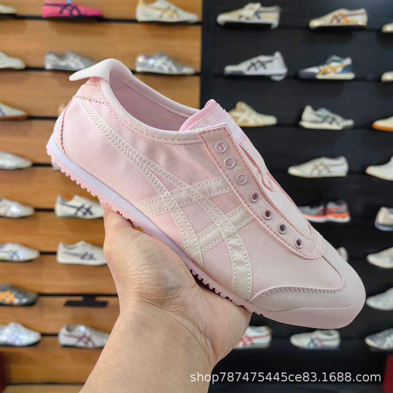 莆田 タンバウザー MEXICO66 SLIP-ON マカロンカラー 防水キャンディーキャンバスシューズ カジュアル スリッポン|undefined