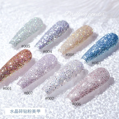 Dırnaq bəzəkləri: Sparkling Mixed Micro Diamonds, Glitter