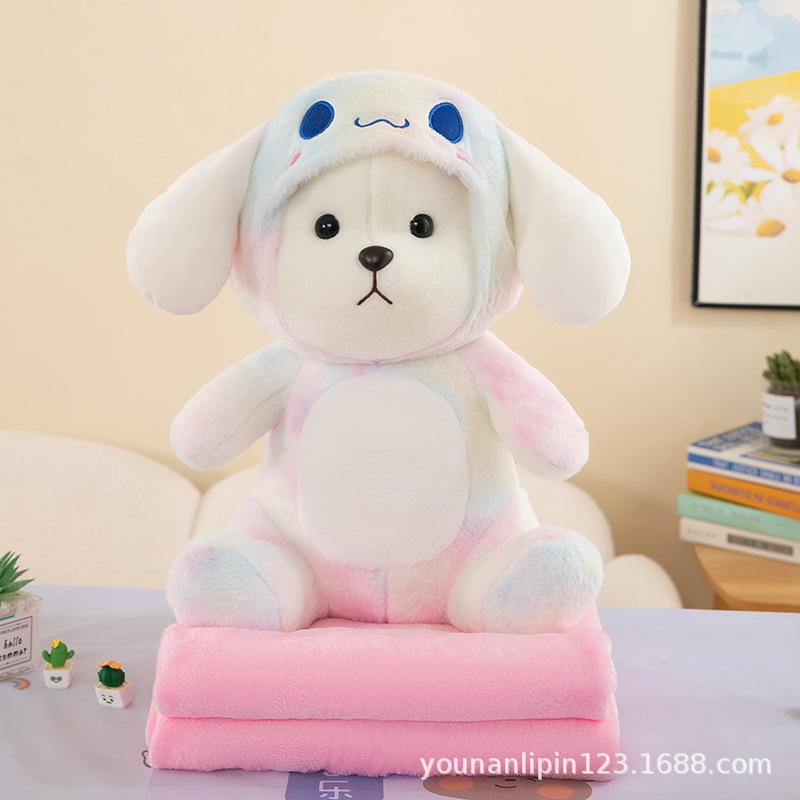 Oficina de dibujos animados almohada edredón de doble propósito almohada cojín del coche multi-funcional manta siesta Comercio exterior al por mayor