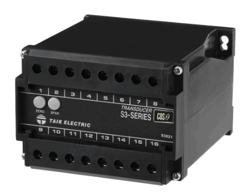 TAIK台湾台技S3-PD-3555A4B 三相功率因数变送器