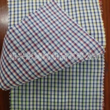 40s全棉府绸色织平纹格子小清新面料 春夏衬衫裙子布桌布现货批发
