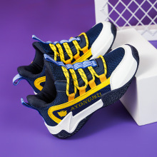 男童新款篮球鞋运动鞋中大童时尚运动透气网面跑步鞋源头厂家批发