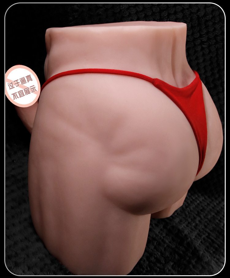 Simulated Dildo Soft Flesh Manual Masturbation Device for Adults, TPE, Flesh Tone — detail image 18