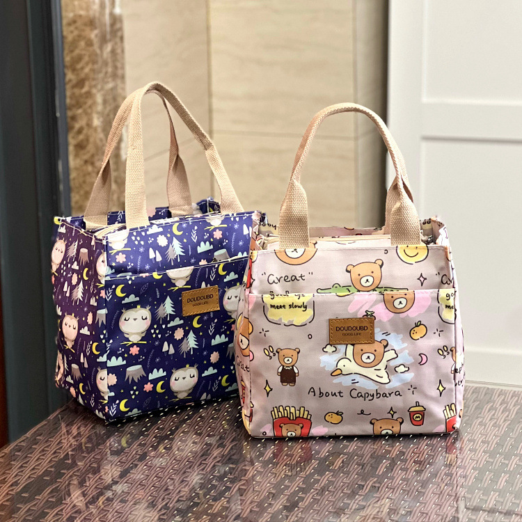 New Waterproof, Oil-Proof, Fresh-Keeping and Insulated Lunch Bag for Work, Satchel Lunch Bag, Student Lunch Box Bag, Mommy Bag